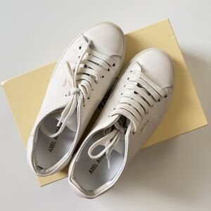 Axel Arigato White Leather Sneakers